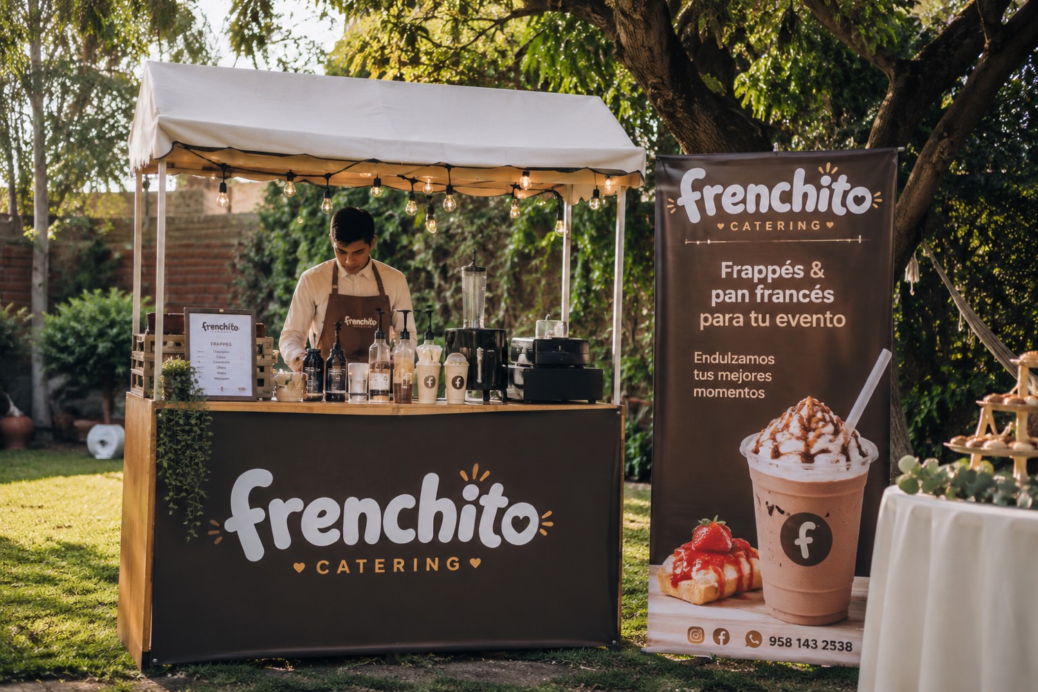 Barra móvil de Frenchito con barista